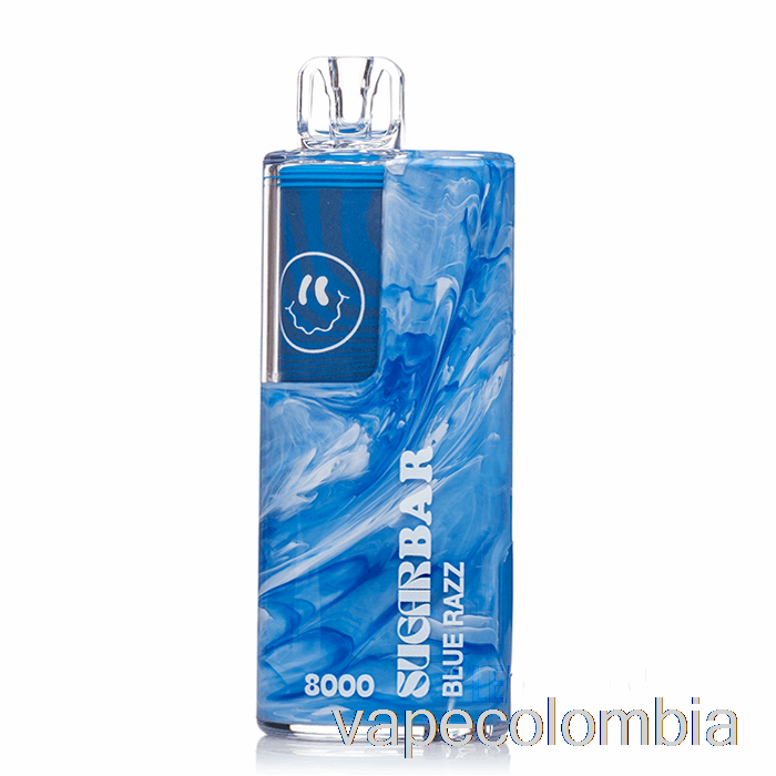 Vape Kit Completo Sugar Bar Sb8000 0% Cero Nicotina Desechable Blue Razz